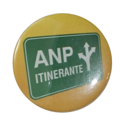 Boton com base alumínio