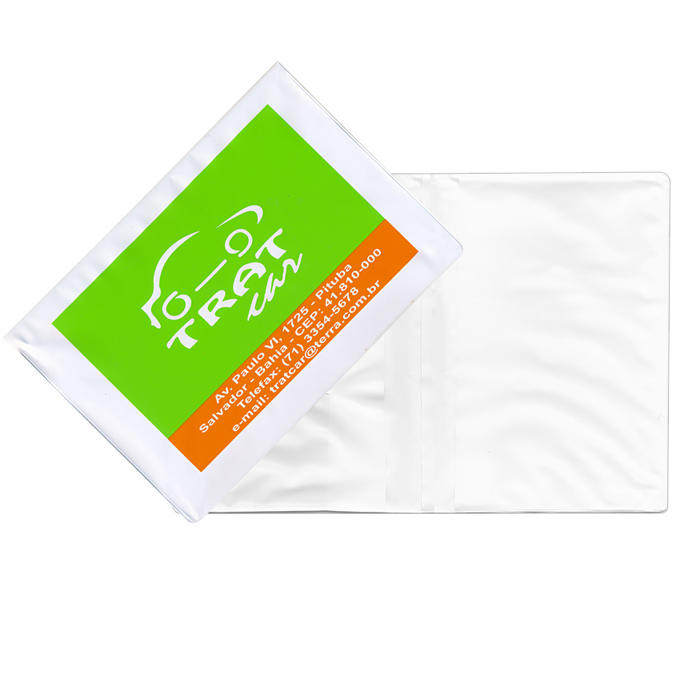 PORTA MANUAL DE VEICULO EM  PVC