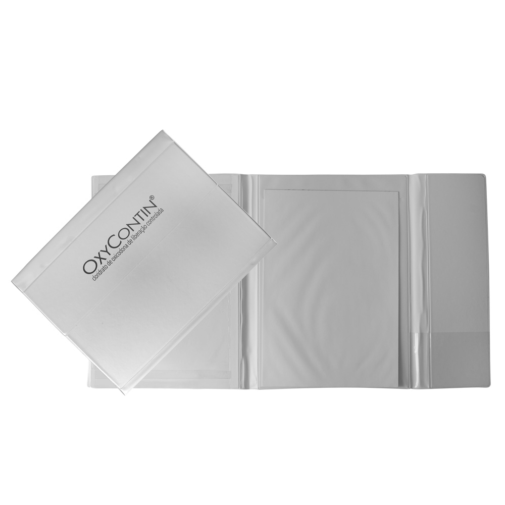 PASTA EM LAMINADO PVC, COM REFORÇO DE PAPELÃO