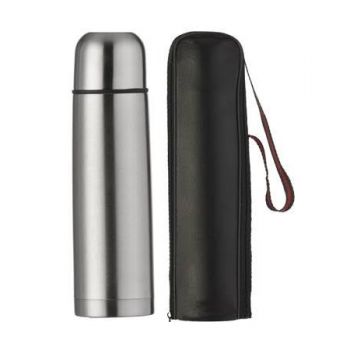 GARRAFA TÉRMICA 500ML EM INOX C/CAPA