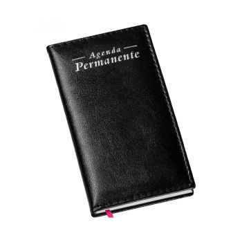 Agenda Miniweek Permanente de Bolso Preta