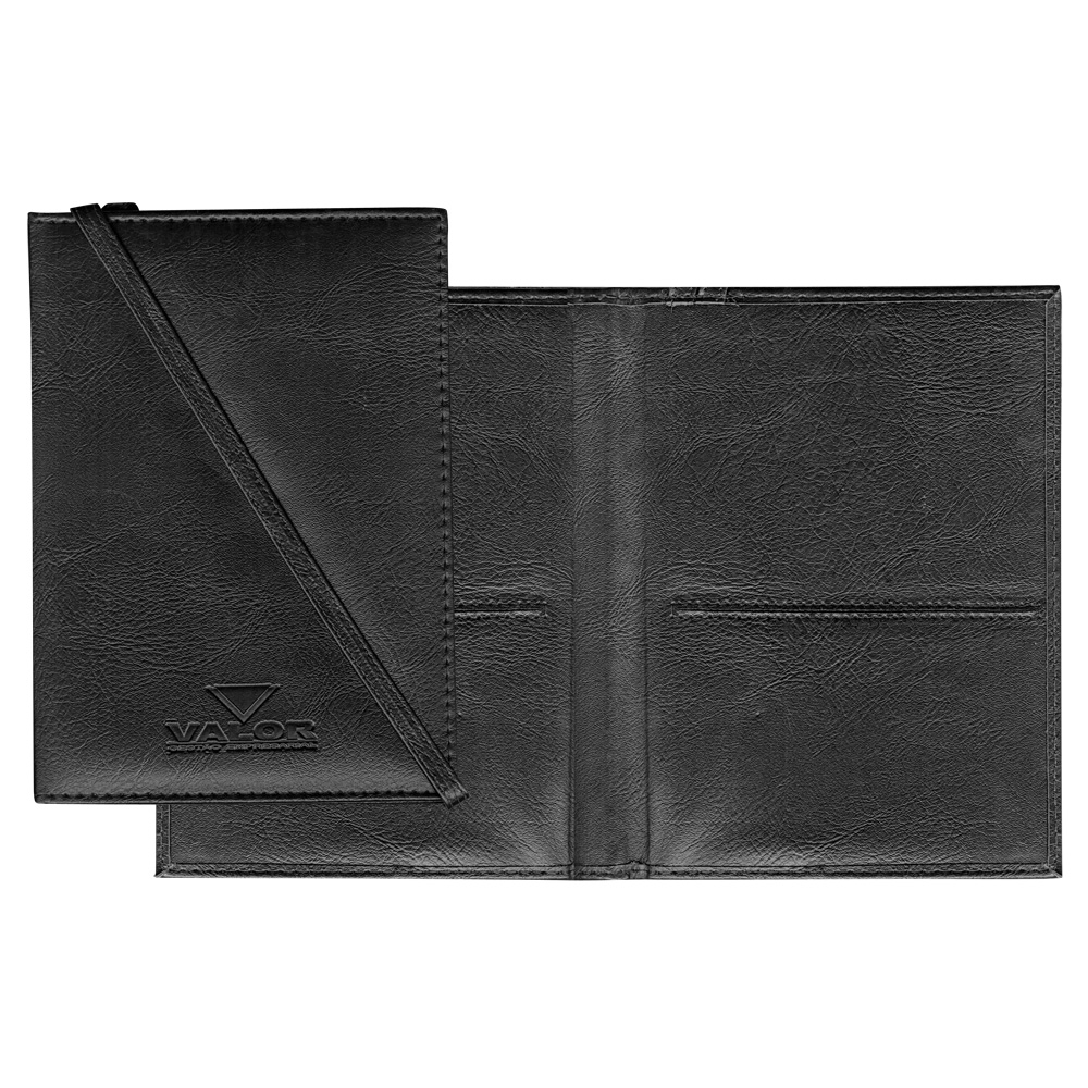 PORTA PORTIFOLIO COM TIRA EM COURO SINTÉTICO