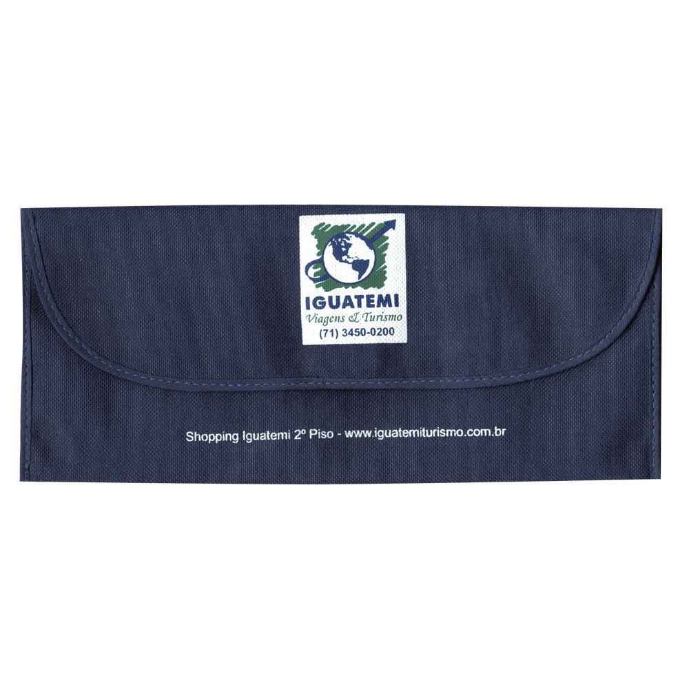 PORTA PASSAPORTE EM NYLON 600 FECHO VELCRO