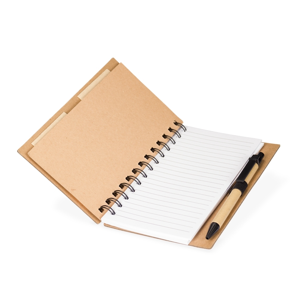 Caderno Ecológico com Autoadesivos e Caneta — 3