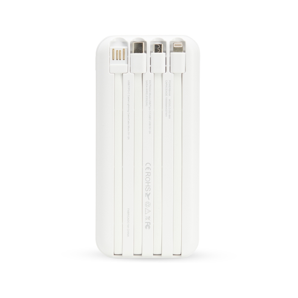 Power Bank 10.000mAh com Carregamento via Indução ou via Cabo — 2
