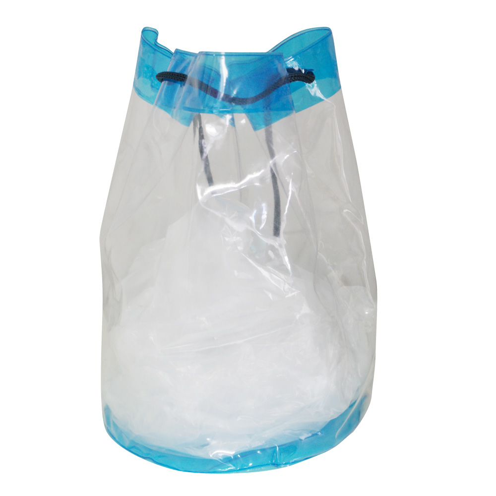 MOCHILA MARINHEIRO EM LAMINADO DE PVC CRISTAL