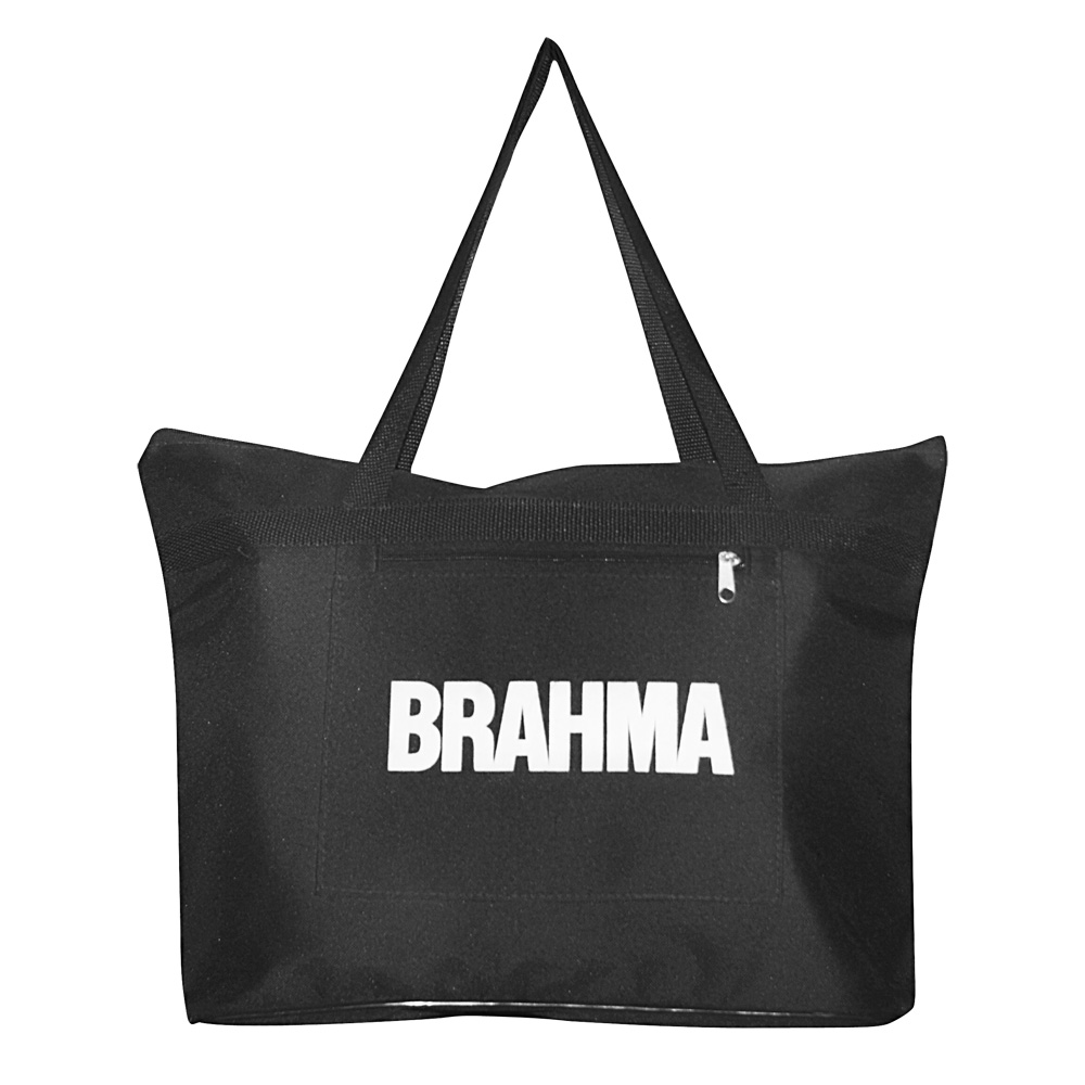 SACOLA EM NYLON 600 COM BOLSO FRONTAL